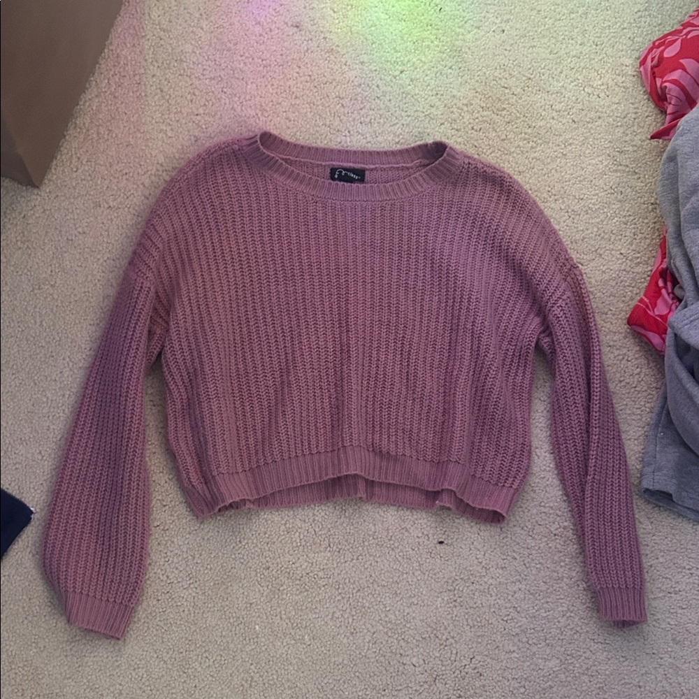 kids Mauve Sweater
